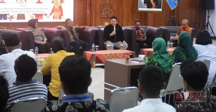 Narasumberi Audiensi Ormas, Dance Bahas Perwali Tentang Ormas