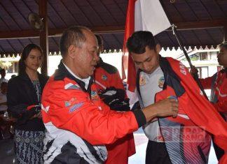 Sadewo Lepas Kontingen Banyumas pada Porprov Jateng XVI