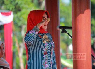 Sri Mulyani Pimpin Upacara Peringatan HUT Klaten Ke-219