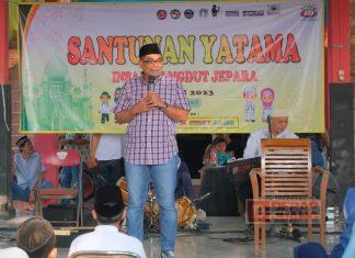 Andang Apresiasi PAMMI Jepara Yang Rutin Gelar Santunan Yatamah