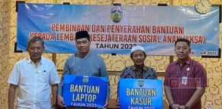 Peduli Pendidikan, Junarso Gelontorkan Laptop ke Yayasan Sosial & Anak