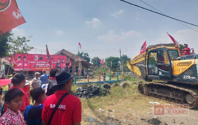 AYK Lakukan Normalisasi Kali Cilereng di Desa Kabunan