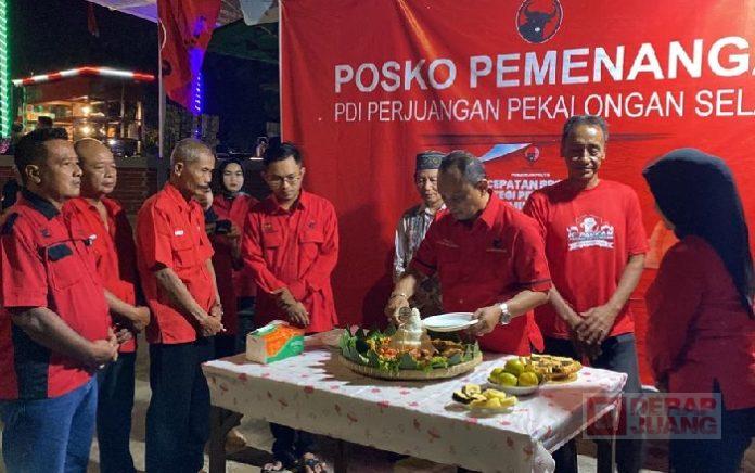 Agung Satria Resmikan Posko Pemenangan PDI Perjuangan Pekalongan Selatan