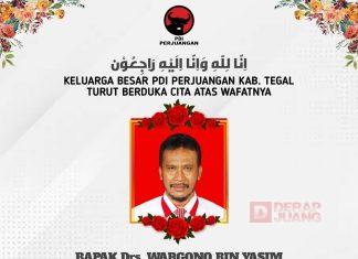 Drs. Wargono, Wakabid Pemenangan Pemilu Kabupaten Tegal Berpulang ke Sang Khalik