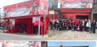 Jemput Menang Spektakuler, PDI Perjuangan Pekalongan Resmikan 5 Posko Gotong Royong