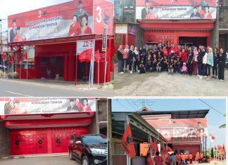 Jemput Menang Spektakuler, PDI Perjuangan Pekalongan Resmikan 5 Posko Gotong Royong