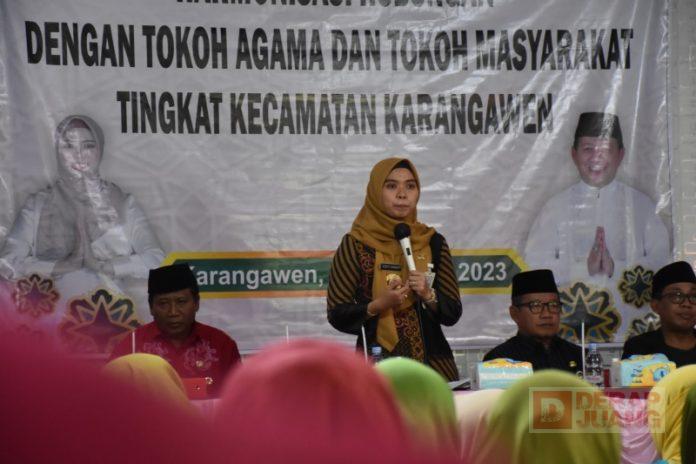 Mbak Eisti; Harmonisasi Tokoh Agama dan Tokoh Masyarakat Simpul Perkuat Pembangunan