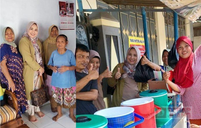 Turun Sambangi Wilayah Tempur, Rosalina Sapa Konstituen