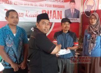 Purwanto Serahkan Bantuan PIP Aspirasi dari Mbak Puan