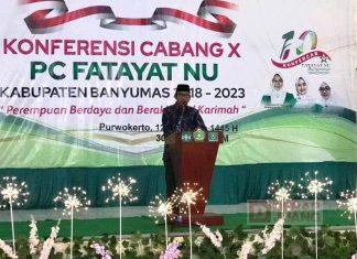 Husein Buka Konfercab Fatayat NU Banyumas Ke-X