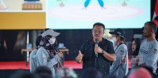 Gandeng Kemenkes, Edy Wuryanto Sosialisasikan Germas Desa Blumbangrejo