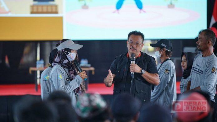 Gandeng Kemenkes, Edy Wuryanto Sosialisasikan Germas Desa Blumbangrejo