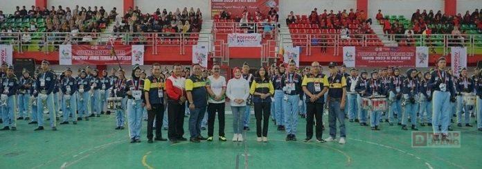 Tuan Rumah Cabor Porprov, Sri Sumarni Buka Cabang Olahraga Drum Band