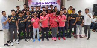 Lusia Indah Semangati Atlet Voli Grobogan Pada Porprov Jateng 2023