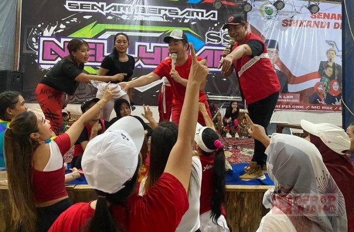 Saiful Abidin Senam Bersama KGBN, Tuk Ajak Ibu-ibu Dukung Calon Presiden Ganjar