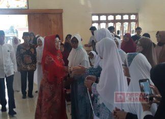 Etik Suryani Hadiri Tasyakuran Jamaah Haji Sukoharjo