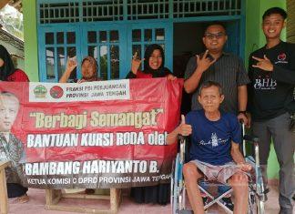 BHB Beri Bantuan Kursi Roda untuk 3 Warga Ampuannya