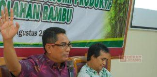 Narasumberi Sosialisasi Pengolahan Bambu, Andang: Bambu Banyak Manfaatnya
