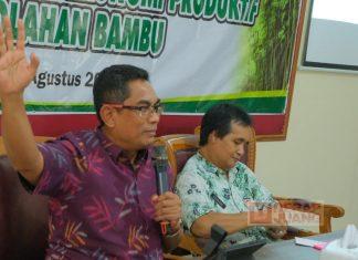 Narasumberi Sosialisasi Pengolahan Bambu, Andang: Bambu Banyak Manfaatnya