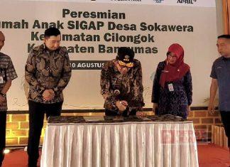 Cegah Stunting, Bupati Banyumas Resmikan Rumah Anak SIGAP