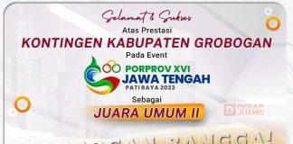 Sambut Kontingen Porprov, Sri Sumarni: Grobogan Bawa Prestasi Gemilang
