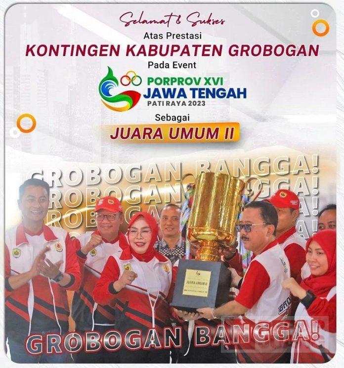 Sambut Kontingen Porprov, Sri Sumarni: Grobogan Bawa Prestasi Gemilang