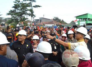 Ganjar Tinjau Langsung Pembangunan Puskesmas Majenang