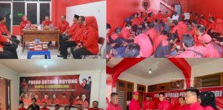 Satukan Semangat Kemenangan, Banteng Grobogan Resmikan Posko Bersama