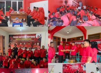 Satukan Semangat Kemenangan, Banteng Grobogan Resmikan Posko Bersama