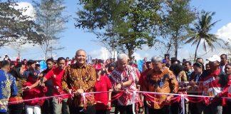 Ganjar Launching Kapal Motor Baterai di TPI Pandanarang