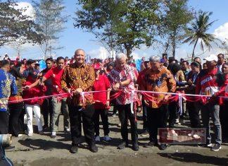 Ganjar Launching Kapal Motor Baterai di TPI Pandanarang