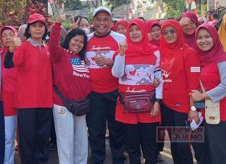 Meriahkan HUT RI ke-78, Bagas Buka Jalan Santai Bersama Warga Sekitar