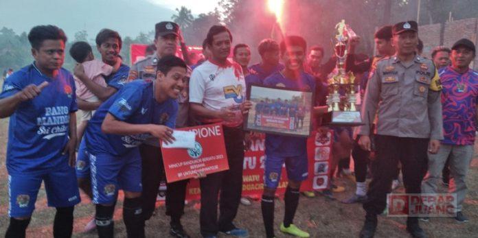 Tutup Turnamen Randuacir Cup, Untung Harap Munculkan Bibit Atlet Muda
