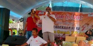 Meriahkan HUT RI, Ngadino Ikuti Jalan Sehat Desa Genuksuran