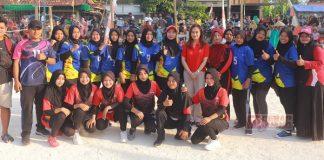 Meriahkan HUT RI, Nunung Inisiasi Lomba Voli di Desa Nglobar