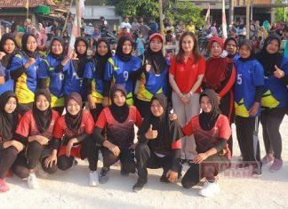 Meriahkan HUT RI, Nunung Inisiasi Lomba Voli di Desa Nglobar