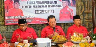 Andang Hadiri Doa Bersama Komandan Tempur di Posko Bersama