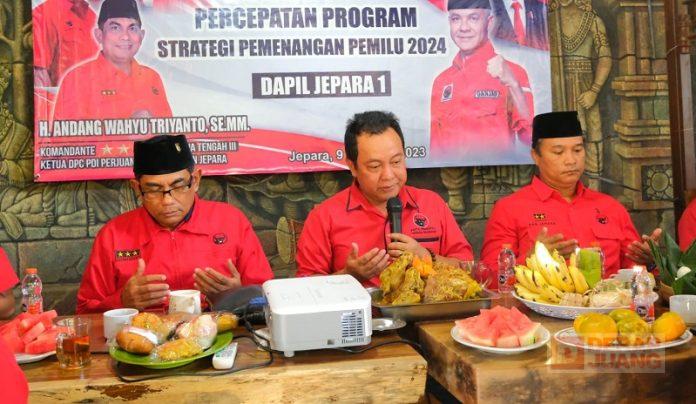 Andang Hadiri Doa Bersama Komandan Tempur di Posko Bersama