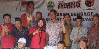 Siti Salurkan Gabah Kering dari Andang Bagi Gapoktan Sadono Asih