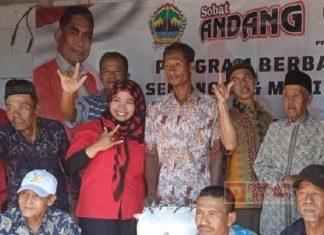 Siti Salurkan Gabah Kering dari Andang Bagi Gapoktan Sadono Asih