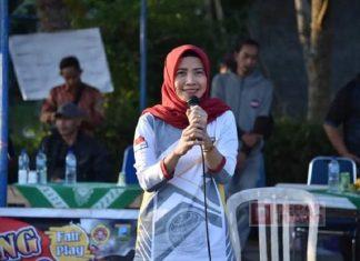 Ristawati Hadiri Final Turnamen Sepak Bola Sruweng Cup