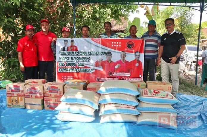 Empati Terhadap Korban Kebakaran, Nur Rochmat Salurkan Bantuan