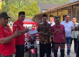 Suyono Serahkan Bantuan Alsintan dan Mantapkan Gerak Kader