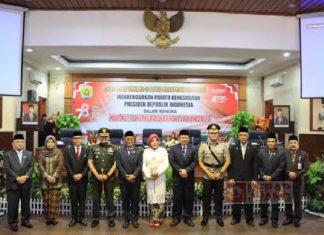 Sri Sumarni dan Jajarannya Dengarkan Pidato Kenegaraan Presiden RI