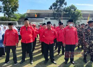 Kader Partai di Mojolaban Ikuti Upacara HUT Kemerdekaan RI