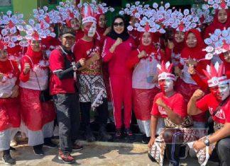 Arry Sintawati Gelar Jalan Santai dan Karnaval di Senden