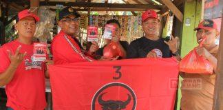 Andang Bersama Komandan Tempur Jumpa Warga, Kampanyekan Ganjar