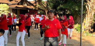 Rayakan Kemerdekaan, Aksin Gelar Senam Sicita Bersama Wara Bawu