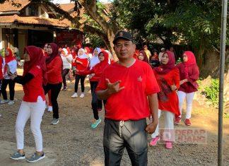 Rayakan Kemerdekaan, Aksin Gelar Senam Sicita Bersama Wara Bawu