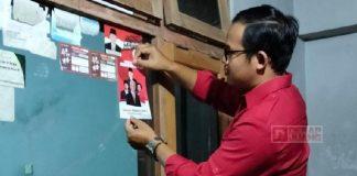 Jekri All Out Turun Ke bawah Pasang Stiker Ganjar Pranowo